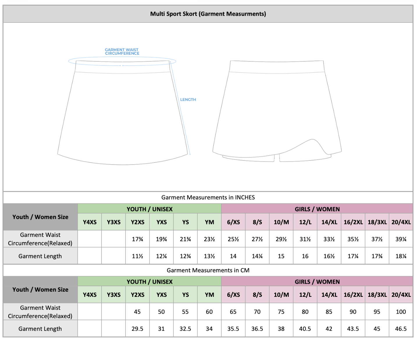 Multi-Sport Skort