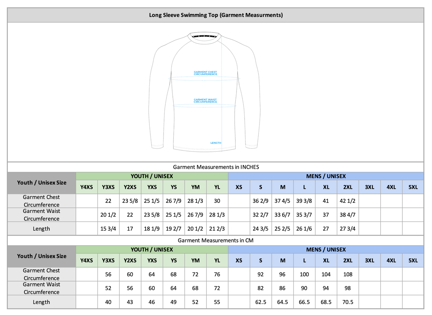 Long Sleeve Swimming Top (Rashguard)