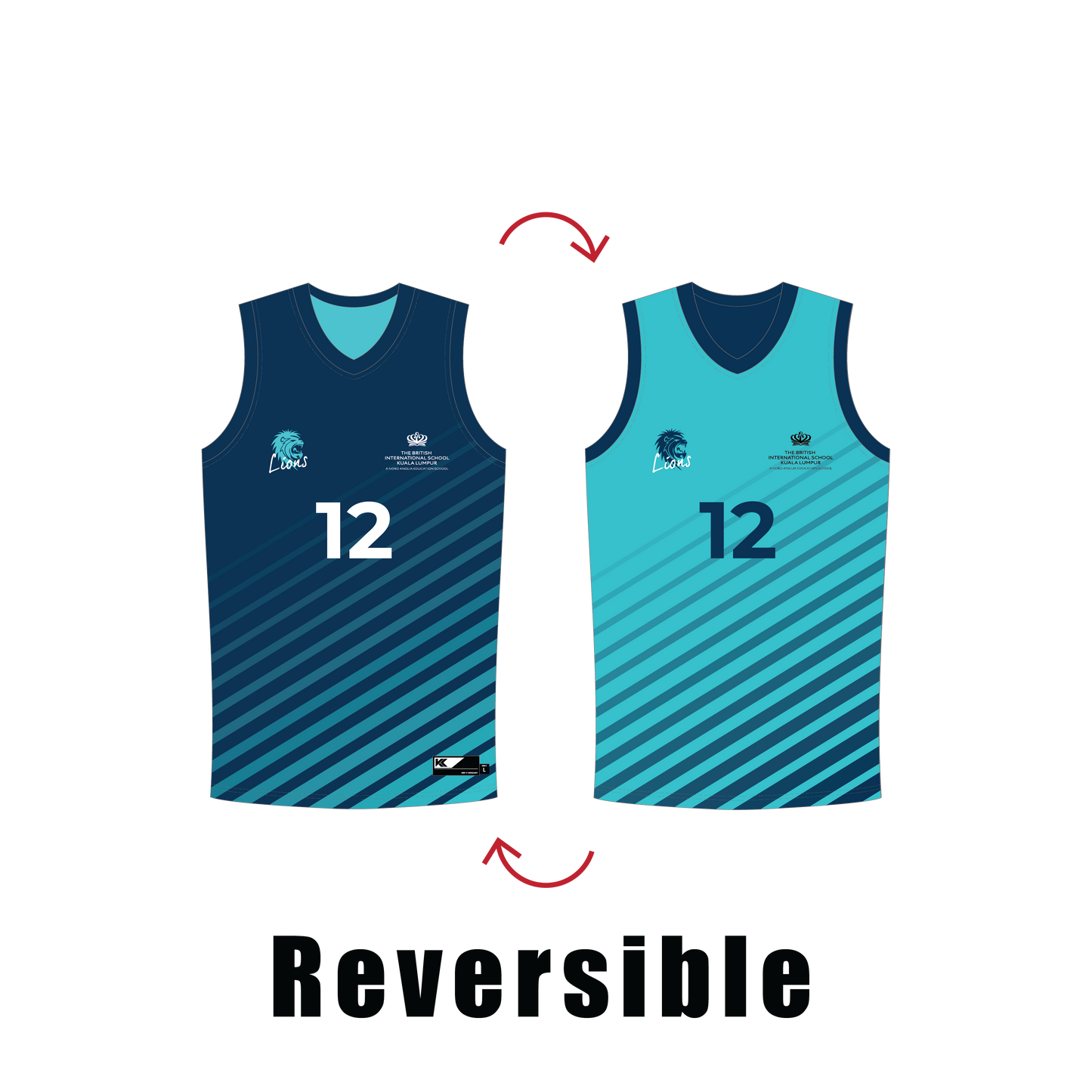 U13 - Reversible Basketball Jersey (No Name)