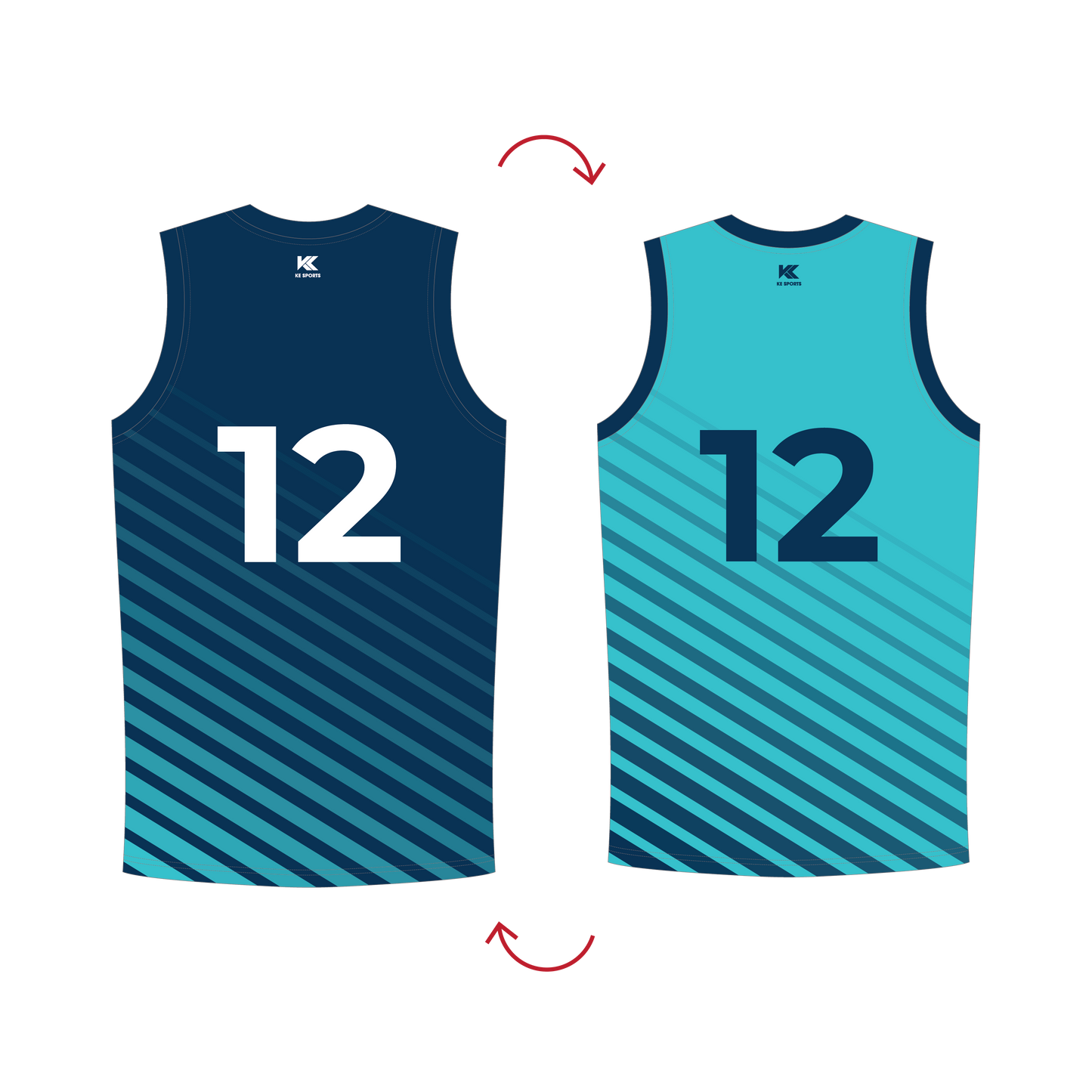 U13 - Reversible Basketball Jersey (No Name)