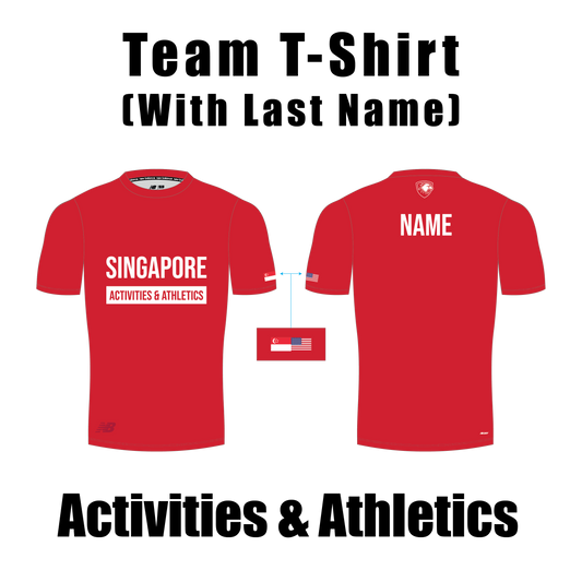 Team Sports T-Shirt with Last Name (Activities & Athletics)