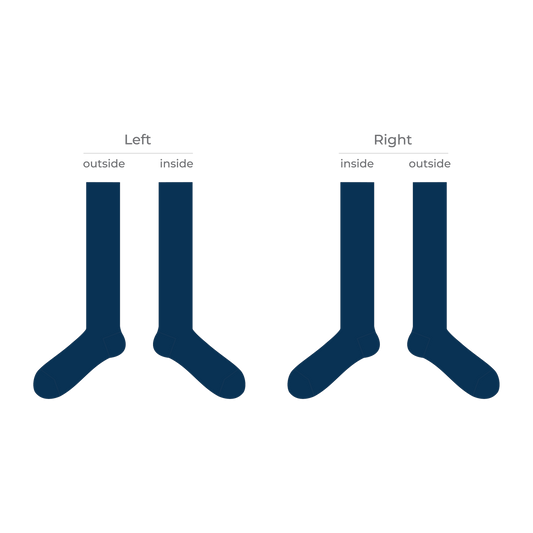 Navy Knee Length Socks (2 Packs)