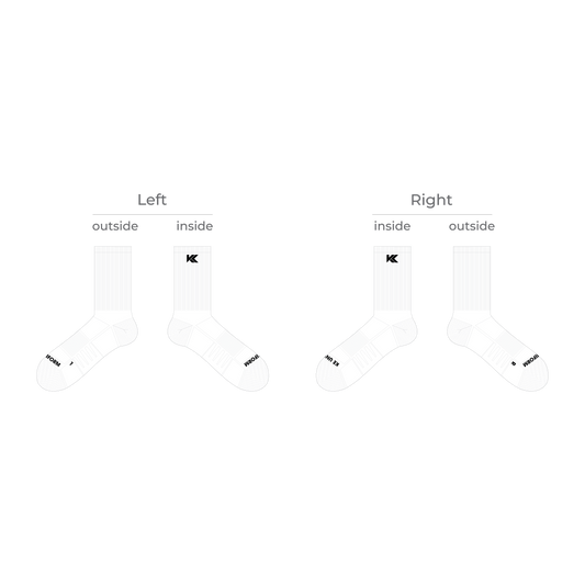 PE White Socks (2 Packs)
