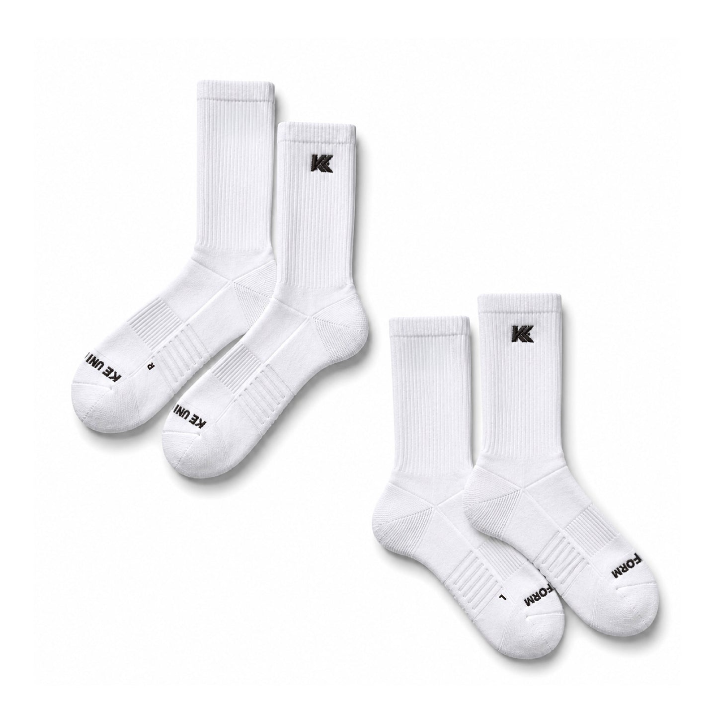 PE White Socks (2 Packs)