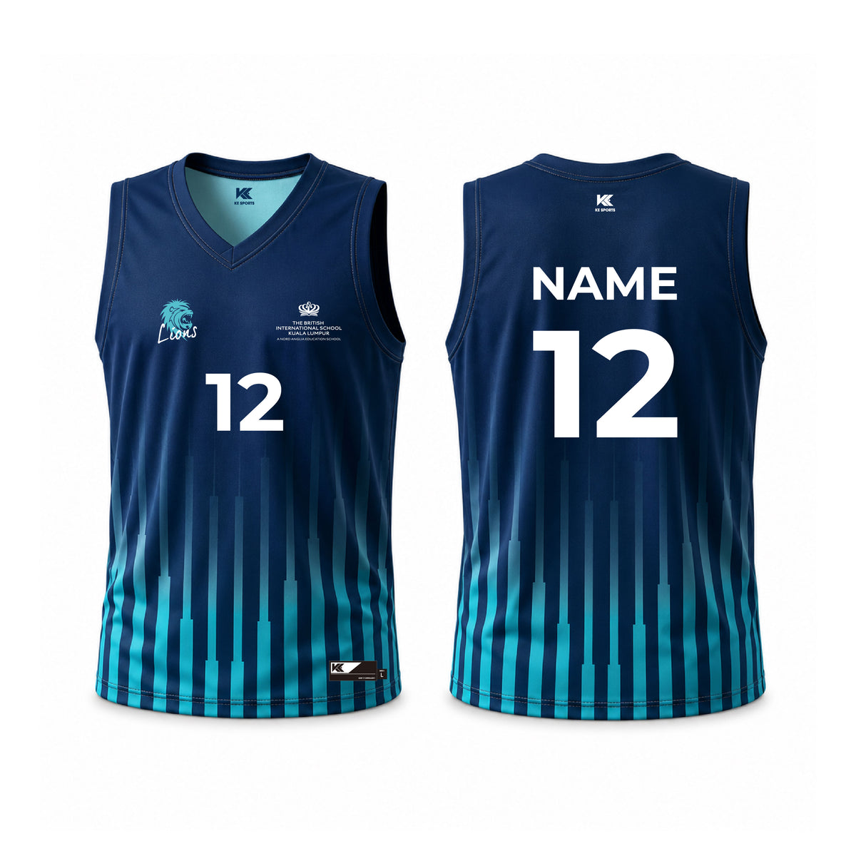U15 & U18 - Reversible Basketball Jersey (Customized)