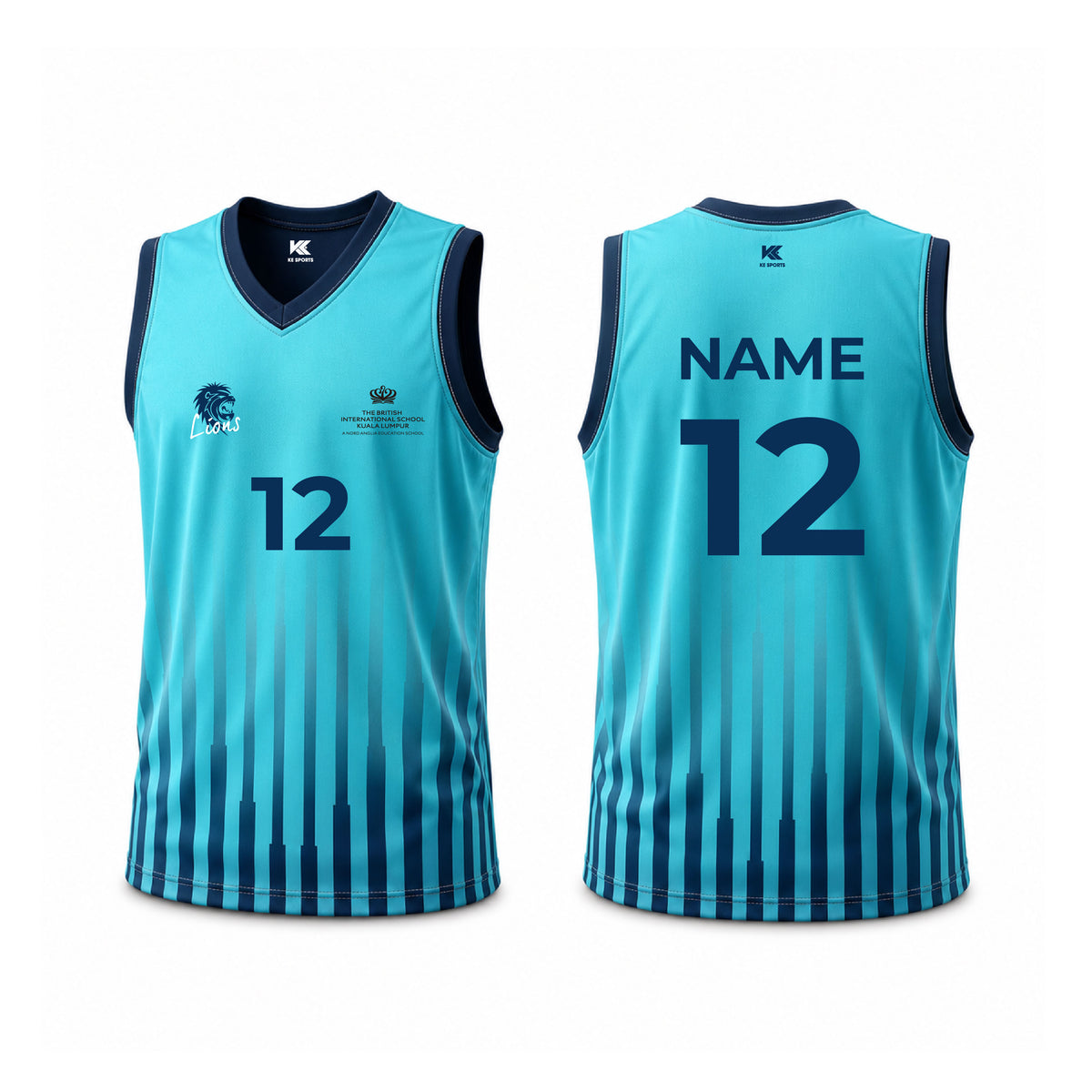 U15 & U18 - Reversible Basketball Jersey (Customized)