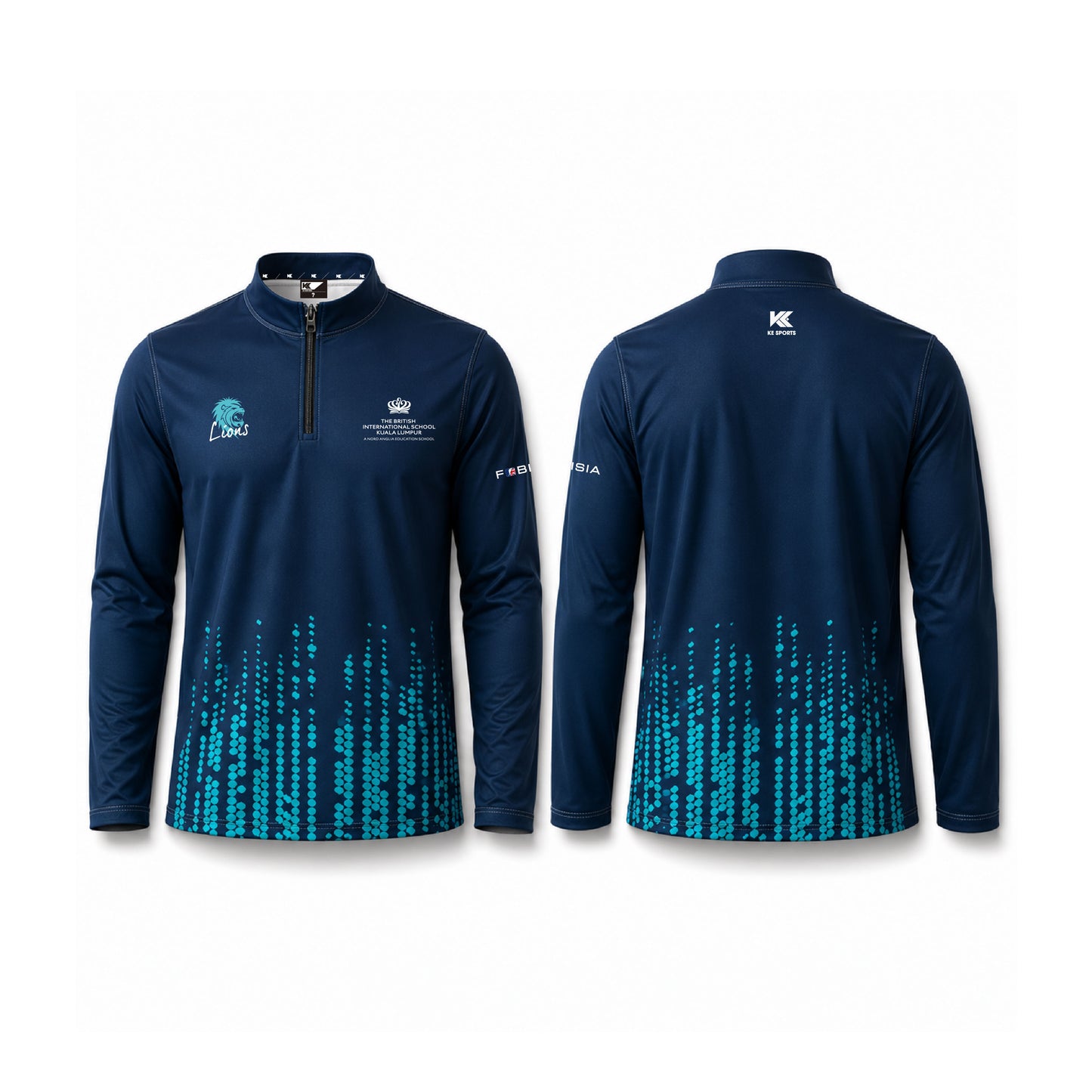 FOBISIA - U13 Quarter Zip Mid Layer