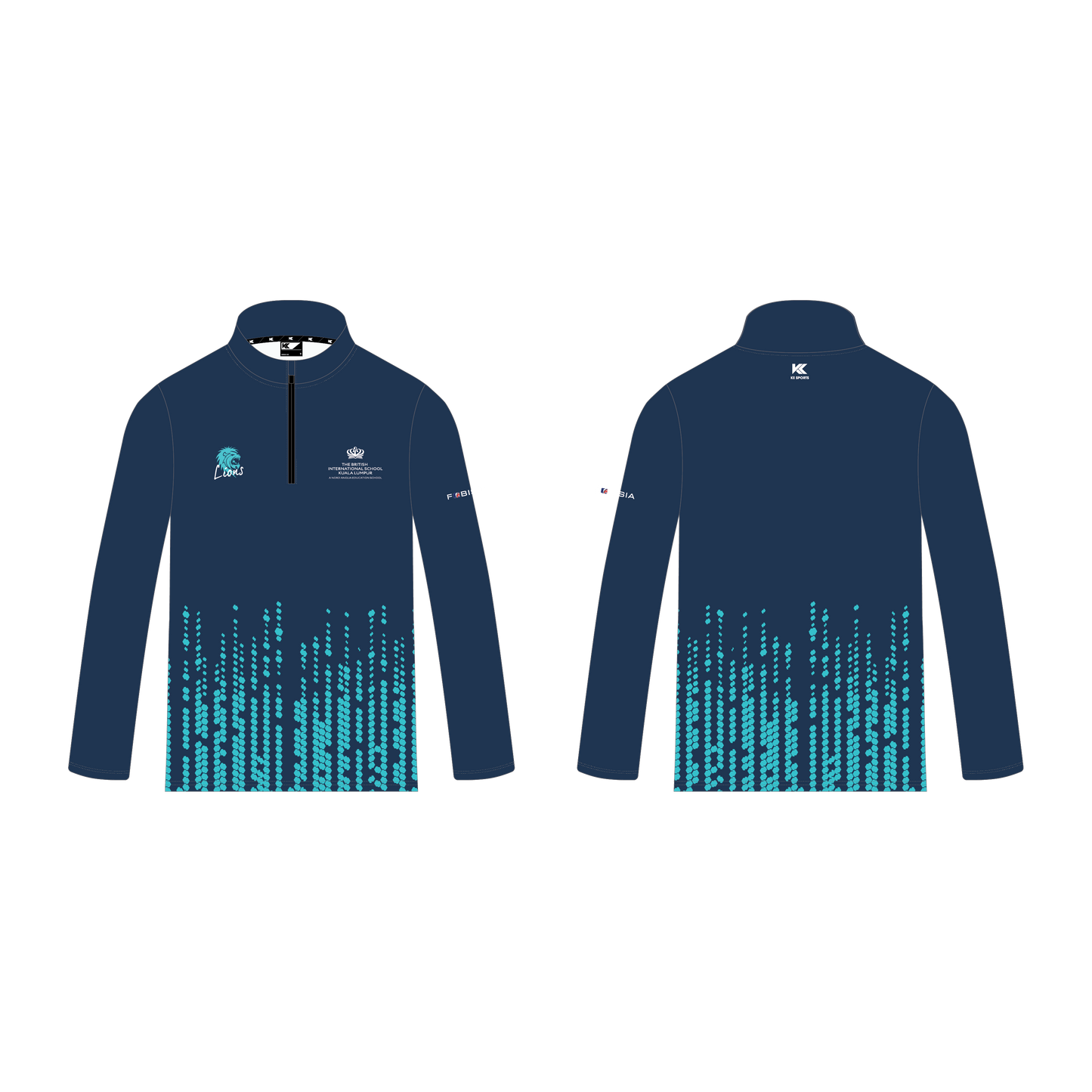 FOBISIA - U13 Quarter Zip Mid Layer