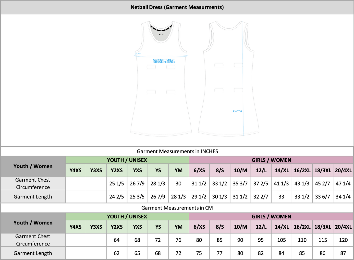 Netball Dress (No Name)