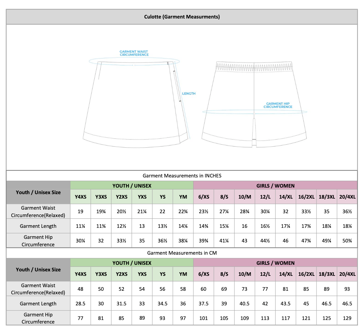 Uniform Culotte