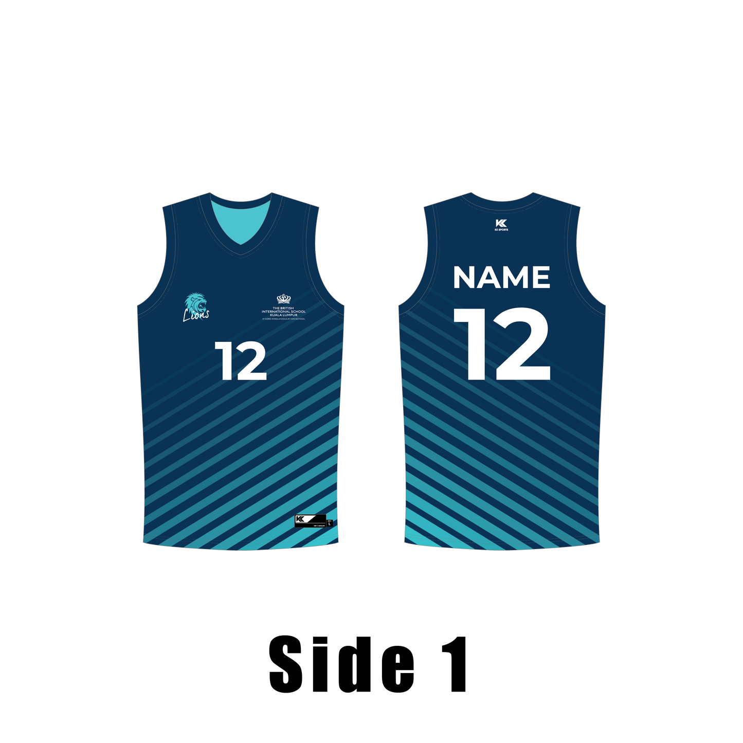 U13 - Reversible Basketball Jersey (Customized)