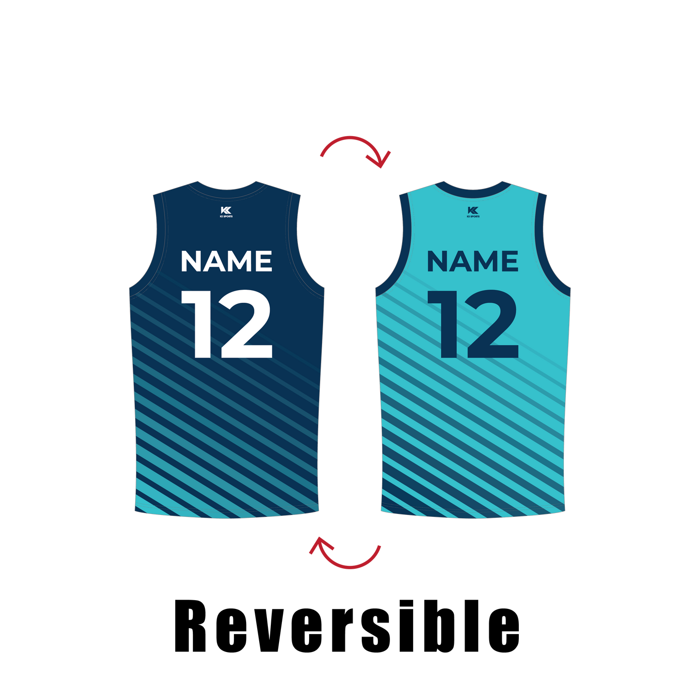 U13 - Reversible Basketball Jersey (Customized)