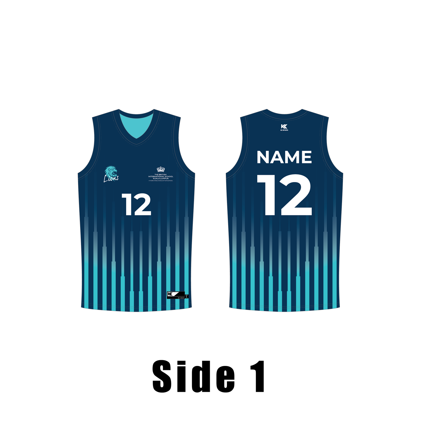 U15 & U18 - Reversible Basketball Jersey (Customized)