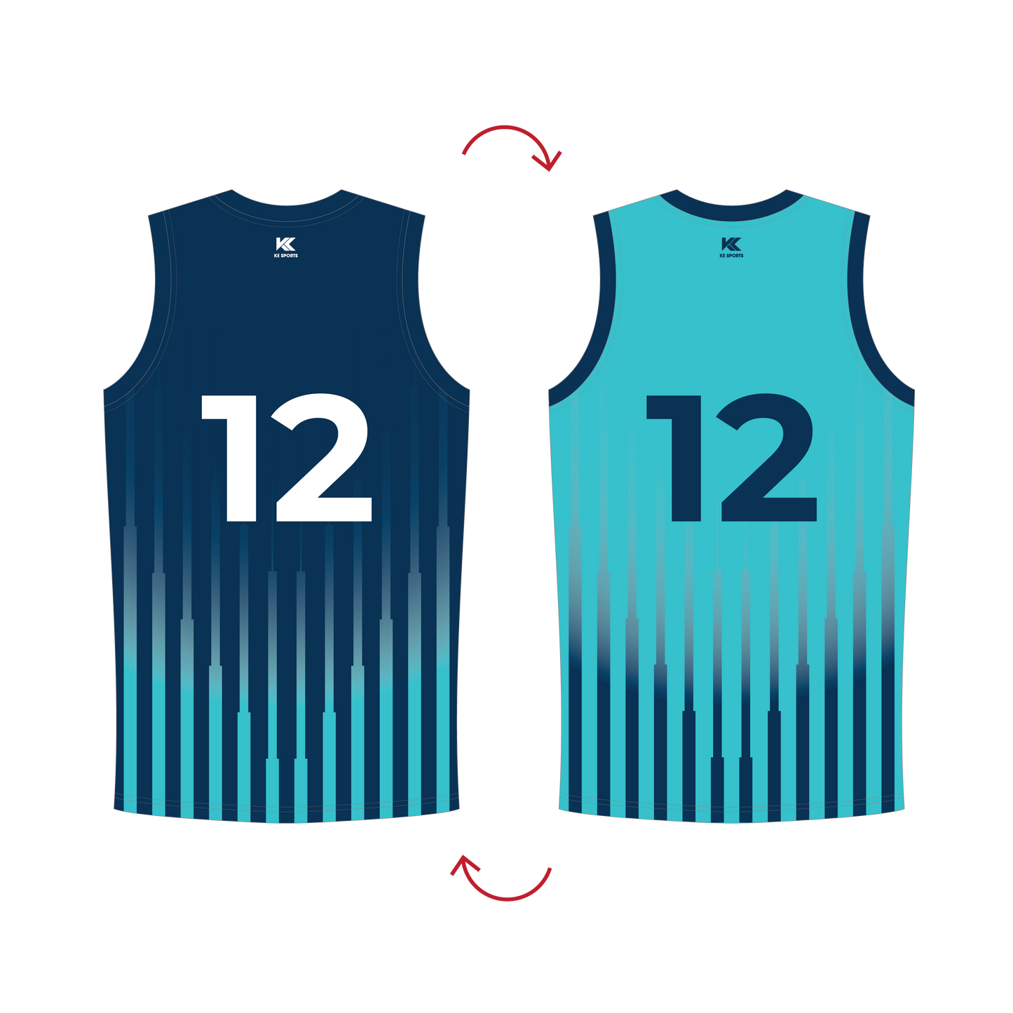 U15 & U18 - Reversible Basketball Jersey (No Name)
